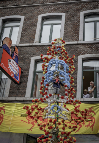 Le Royal Bouquet d'Outremeuse lors des festivités du 15 août 2024