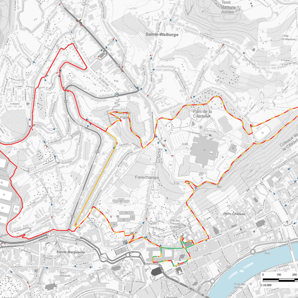 Parcours jogging - Fêtes de Wallonie