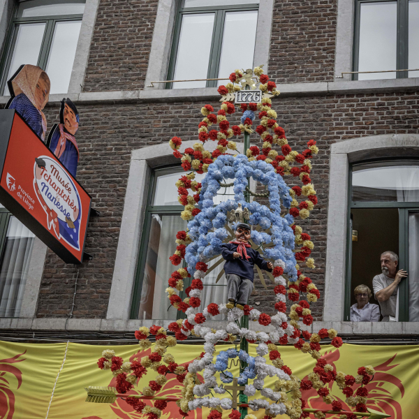Le Royal Bouquet d'Outremeuse lors des festivités du 15 août 2024
